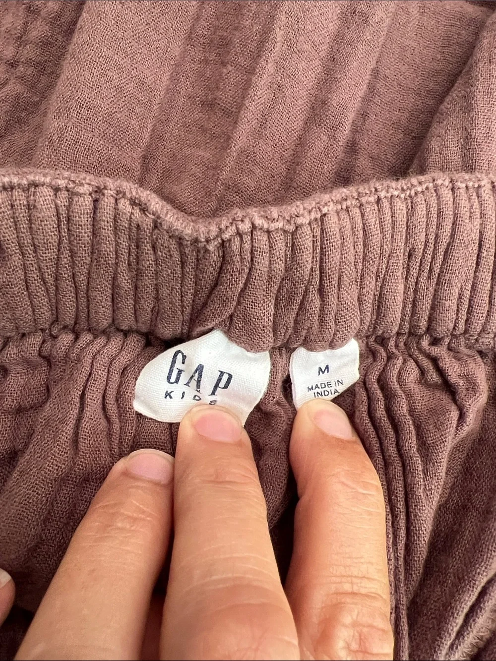 GAP Girls Purple Tiered Cotton Dress